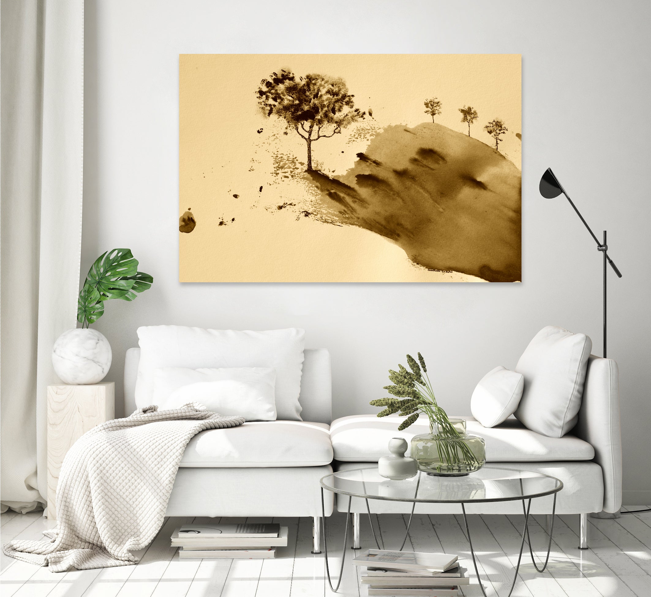 Whispering Hillside by Santhosh ch on GIANT ART - 19917 illustration