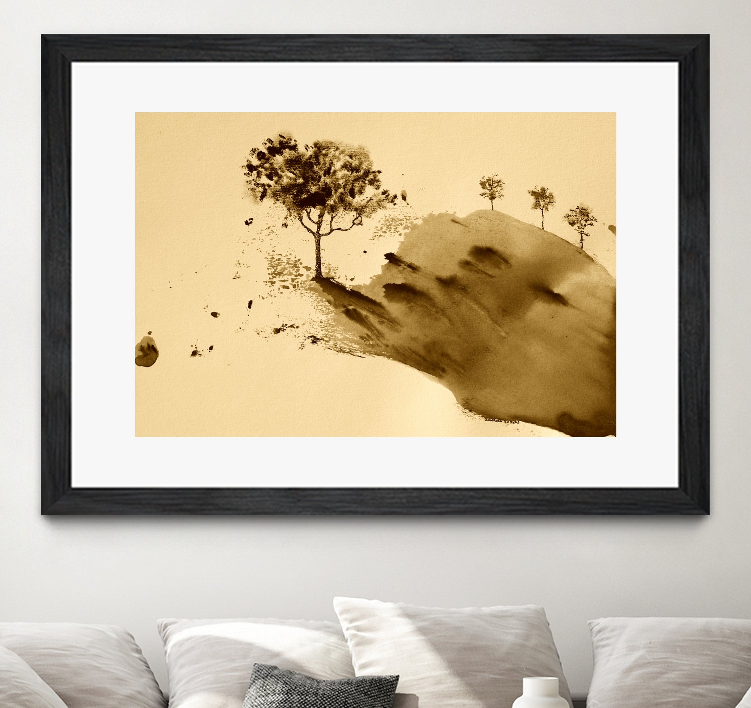 Whispering Hillside by Santhosh ch on GIANT ART - 19917 illustration