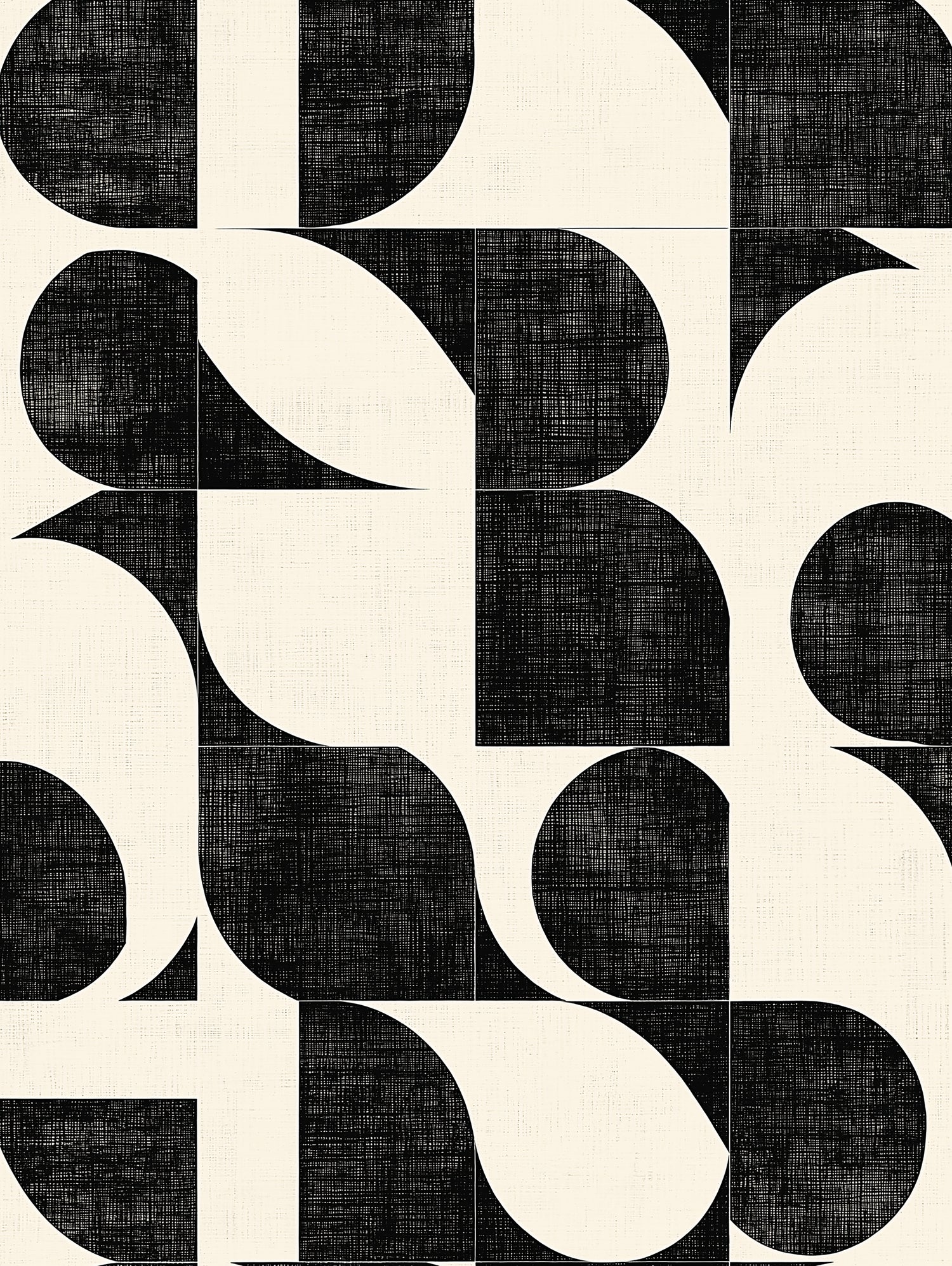 Geometric Black and White Patterns by Layla Oz on GIANT ART - 2972 illustration