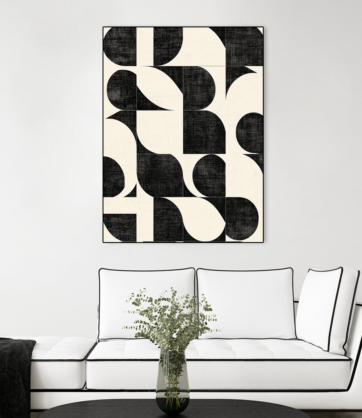 Geometric Black and White Patterns by Layla Oz on GIANT ART - 2972 illustration