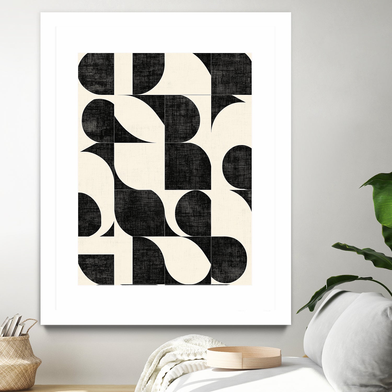 Geometric Black and White Patterns by Layla Oz on GIANT ART - 2972 illustration