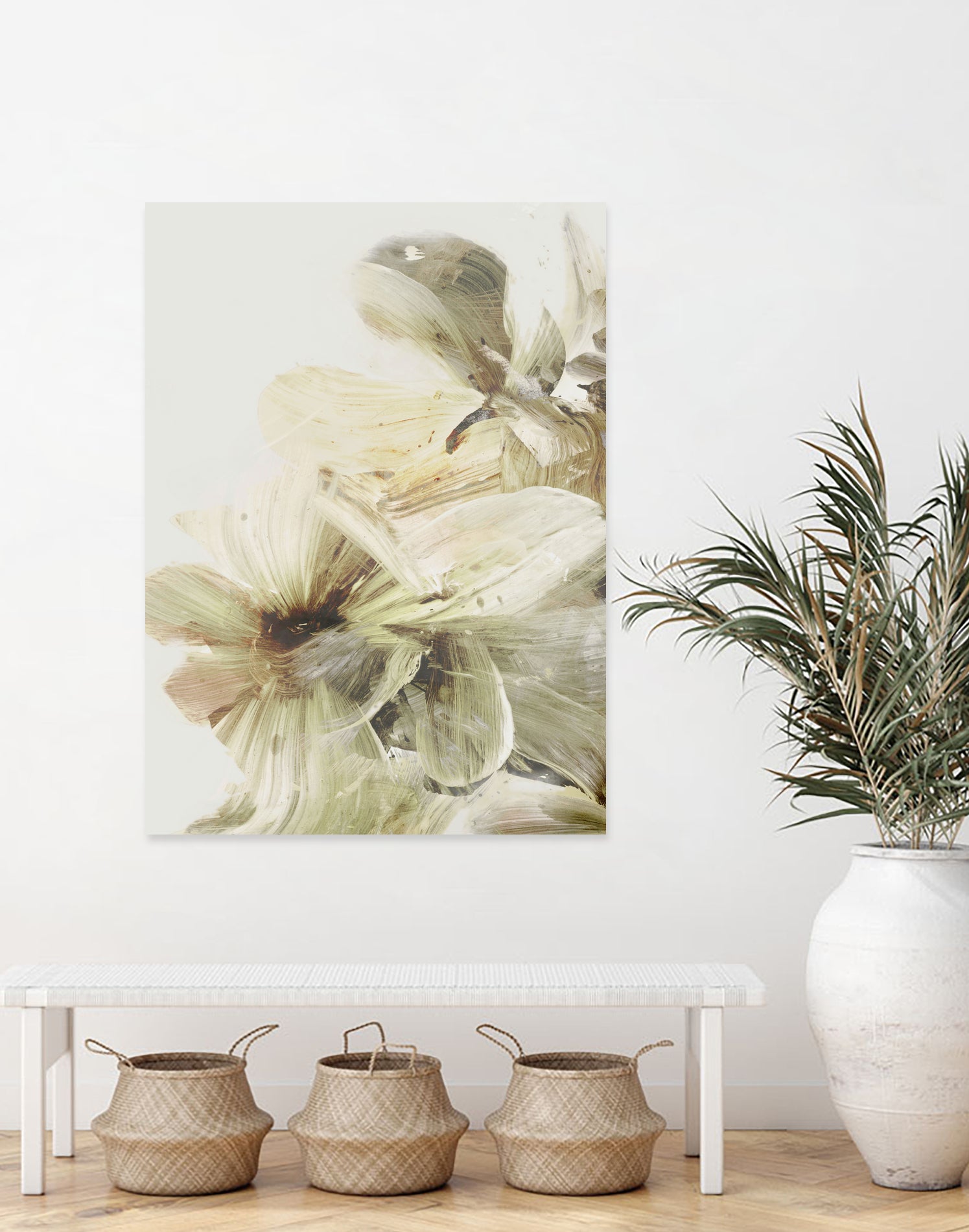 Hill Flowers 1 by Dan Hobday on GIANT ART - ananpainted  ananpainted