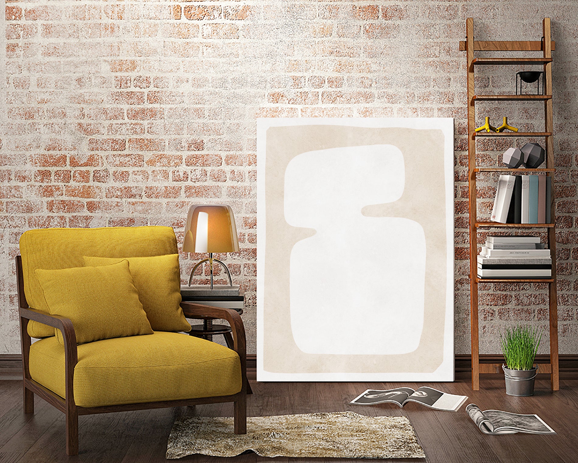 Modern Minimalist Form by Vitor Costa on GIANT ART - 9001 illustration