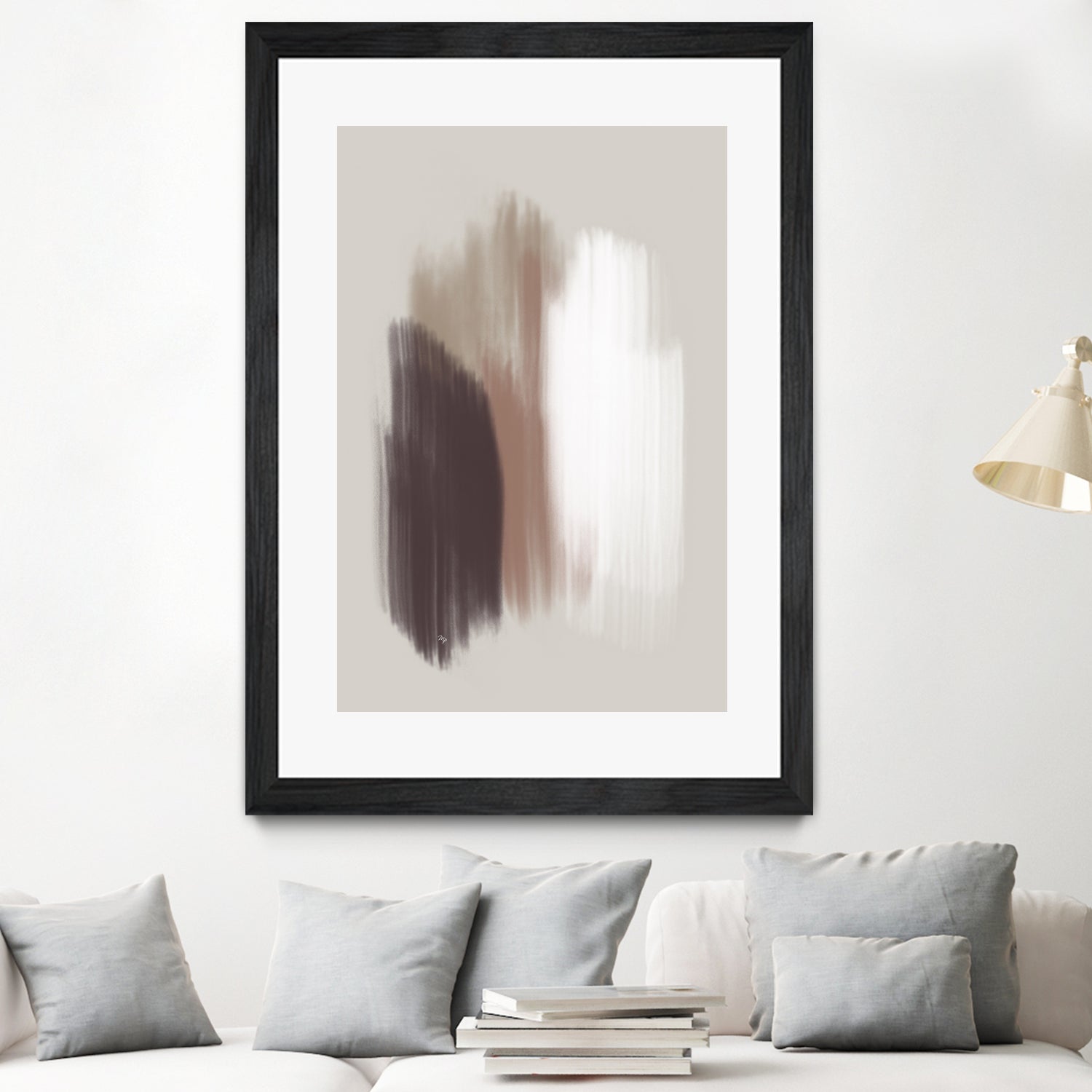 Muted Brush Strokes by Martina on GIANT ART - 4724 photography