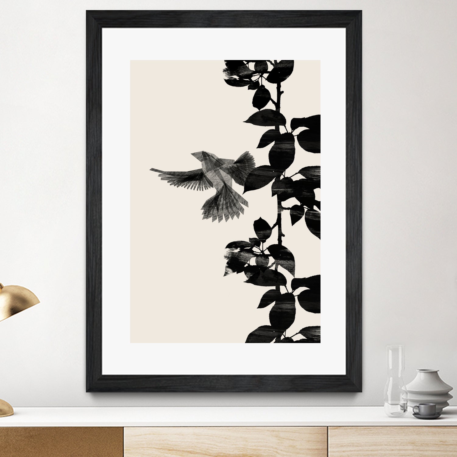Bird Botanical a 20x30 by Danushka Abeygoda on GIANT ART -