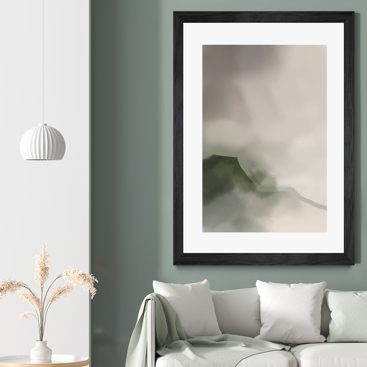 Misty Mountain Veil by Nilesh Kulkarni on GIANT ART - 6000 illustration