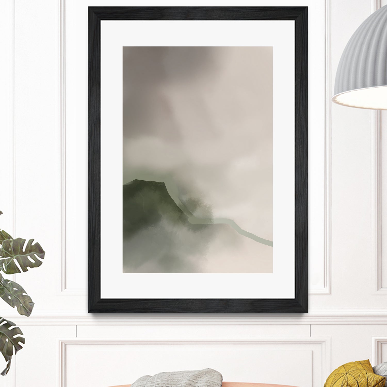 Misty Mountain Veil by Nilesh Kulkarni on GIANT ART - 6000 illustration
