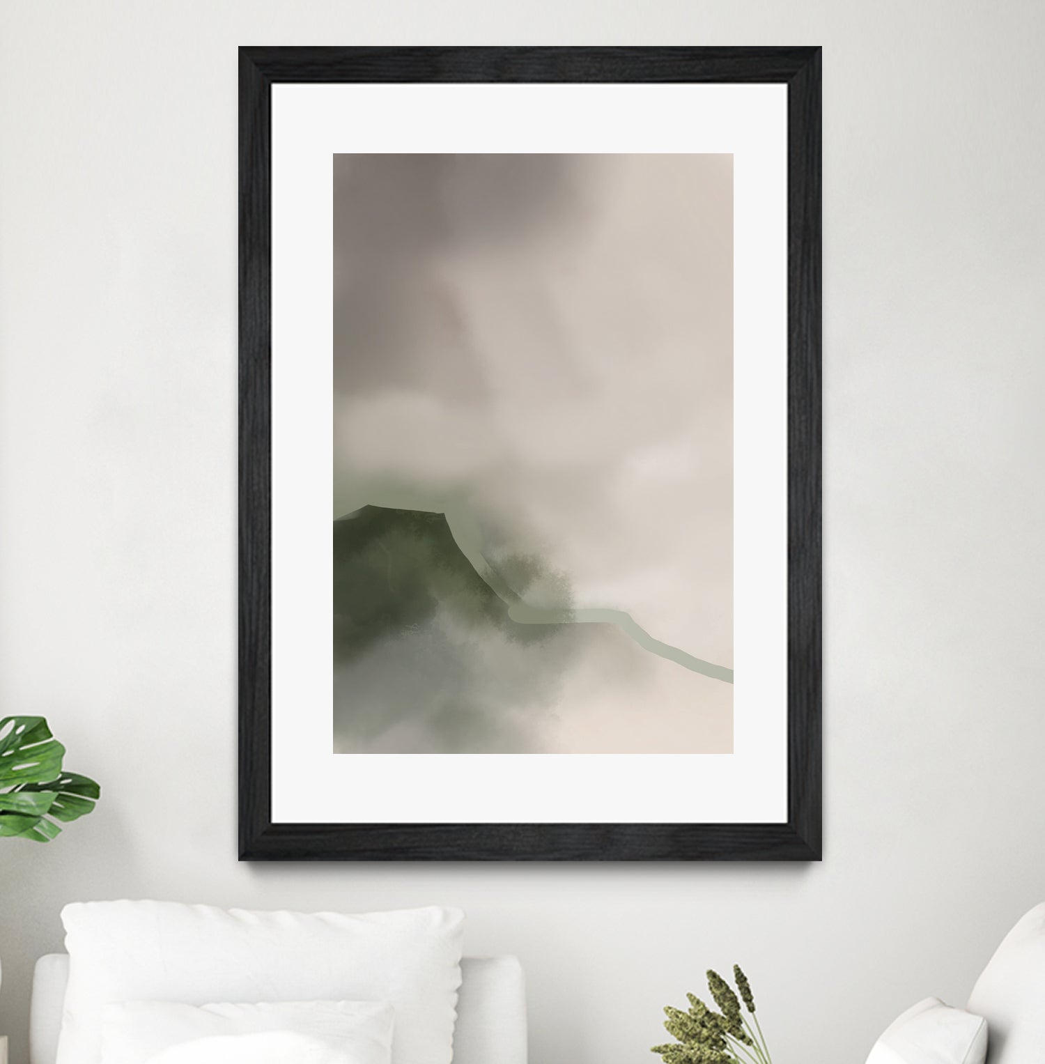 Misty Mountain Veil by Nilesh Kulkarni on GIANT ART - 6000 illustration