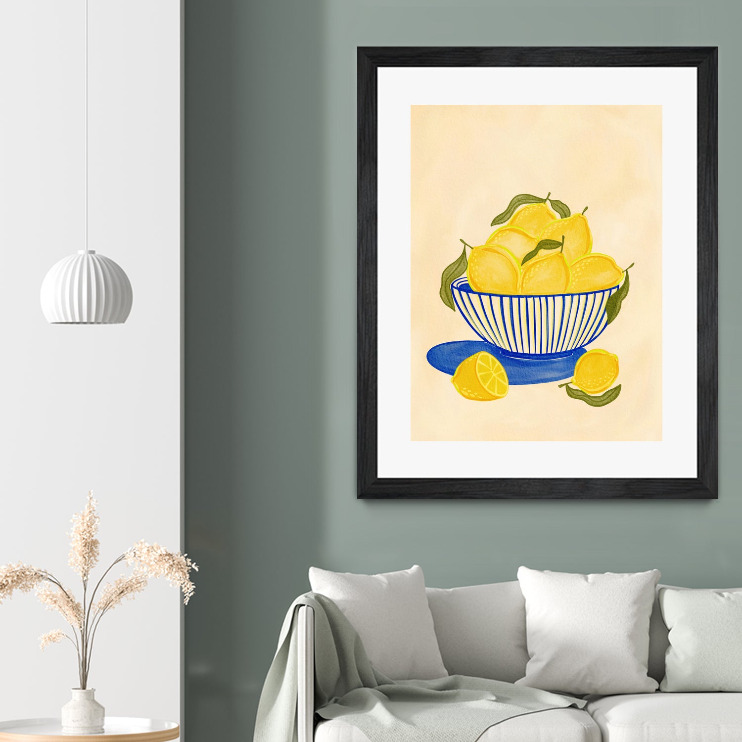 Bowl Of Vibrant Yellow Lemons by Nikita Jariwala on GIANT ART - bowl of lemons art food and drinks bowl of lemons art