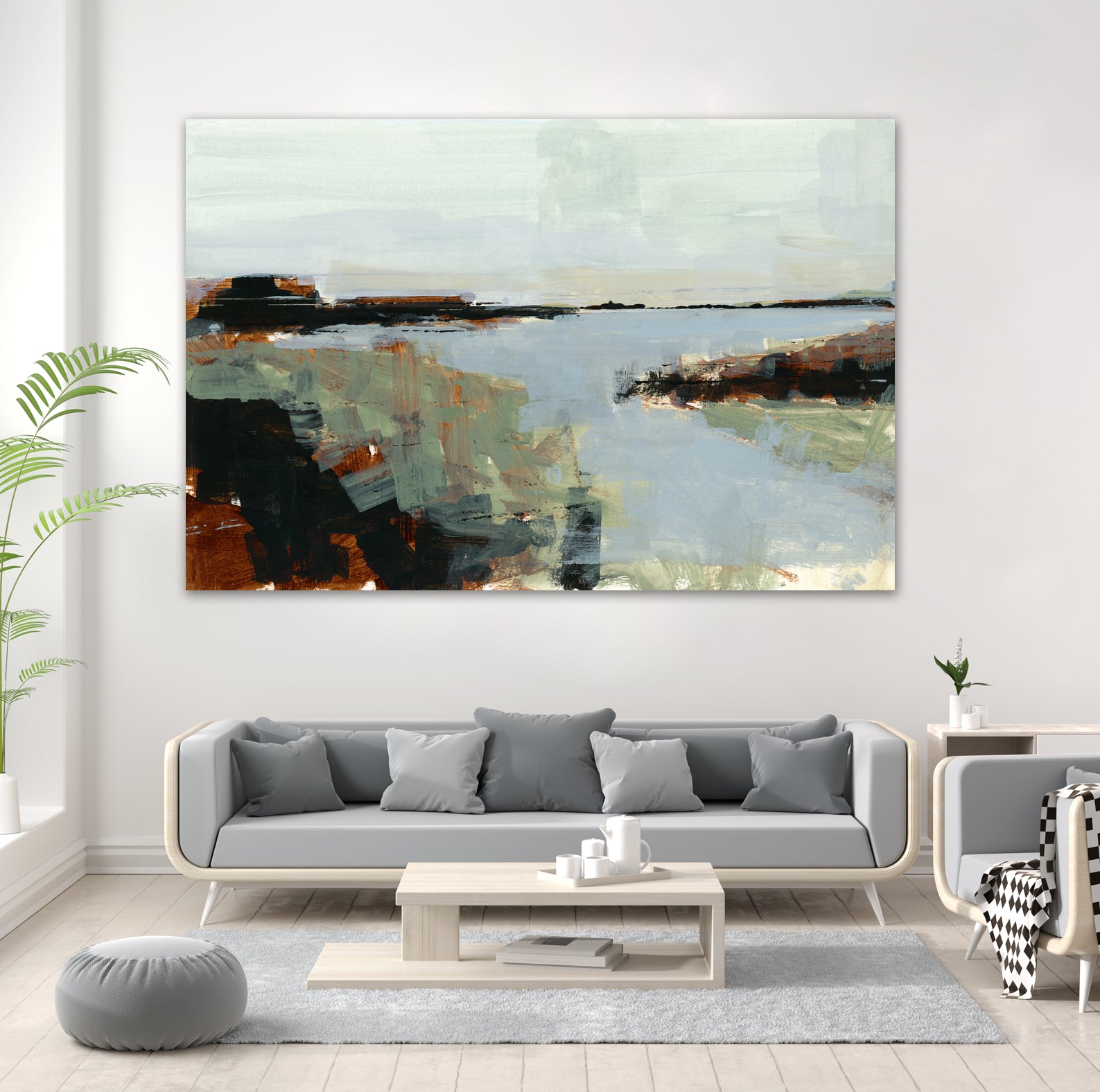 Gone Fishing by cartissi on GIANT ART - abstract landscape art nature and landscapes abstract landscape art