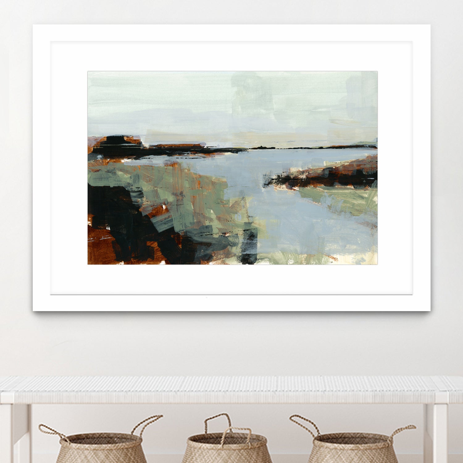 Gone Fishing by cartissi on GIANT ART - abstract landscape art nature and landscapes abstract landscape art