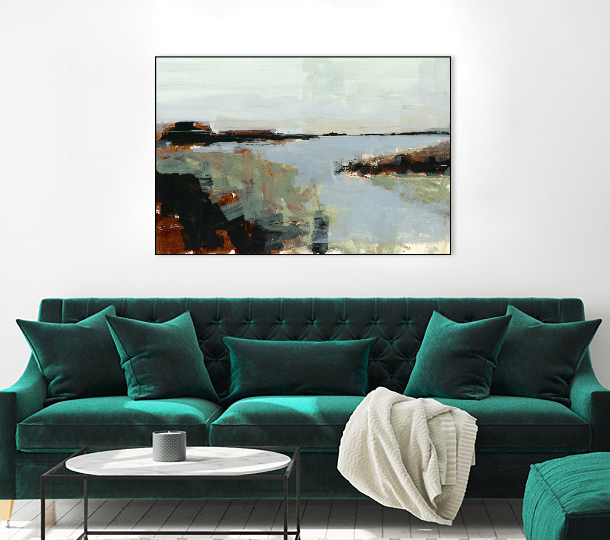 Gone Fishing by cartissi on GIANT ART - abstract landscape art nature and landscapes abstract landscape art