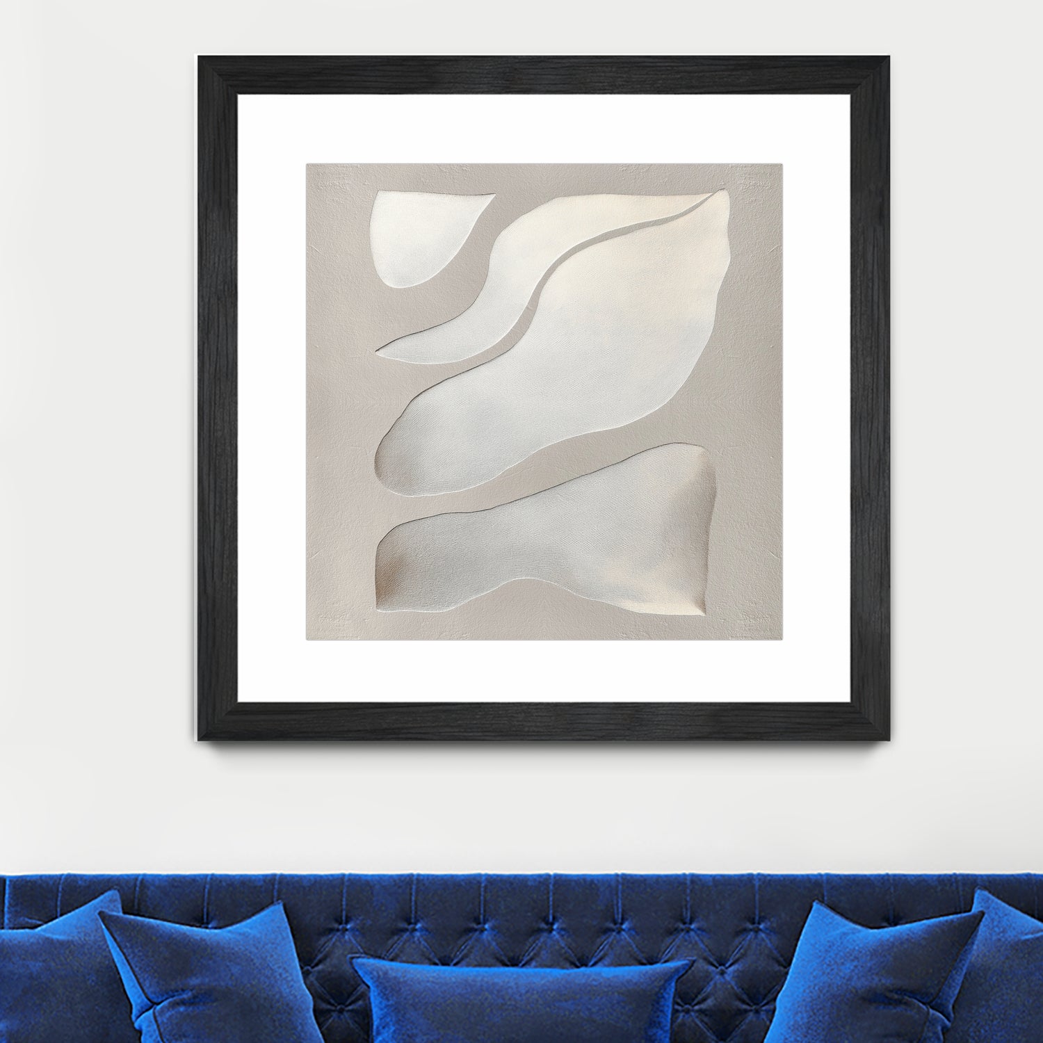 Flowing Shapes in Soft Neutral Tones by Alma on GIANT ART - abstract abstract