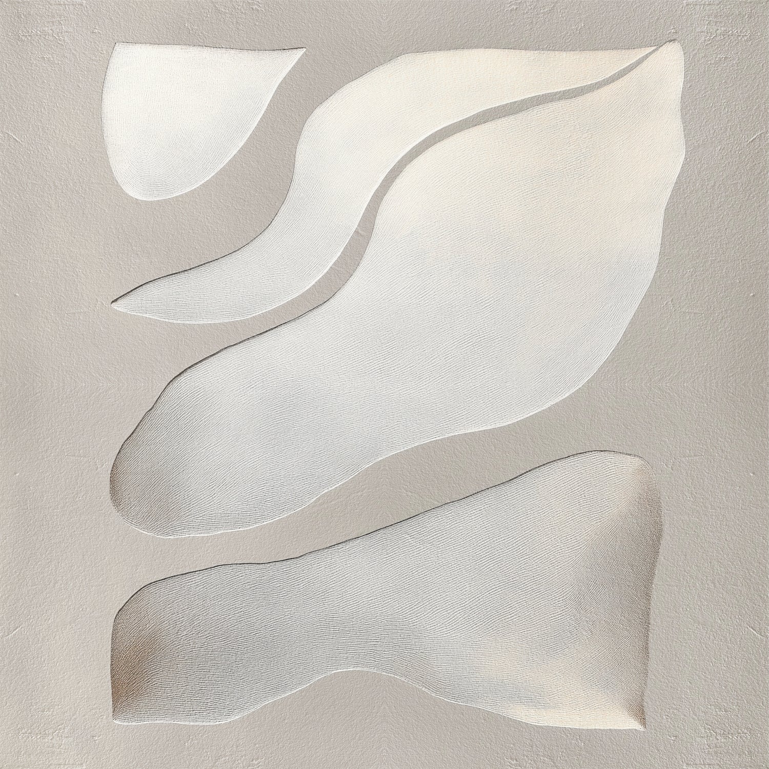 Flowing Shapes in Soft Neutral Tones by Alma on GIANT ART - abstract abstract