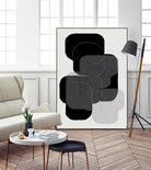 Abstract Forms in Black by cartissi on GIANT ART - abstract grey