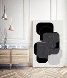 Abstract Forms in Black by cartissi on GIANT ART - abstract grey
