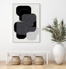 Abstract Forms in Black by cartissi on GIANT ART - abstract grey