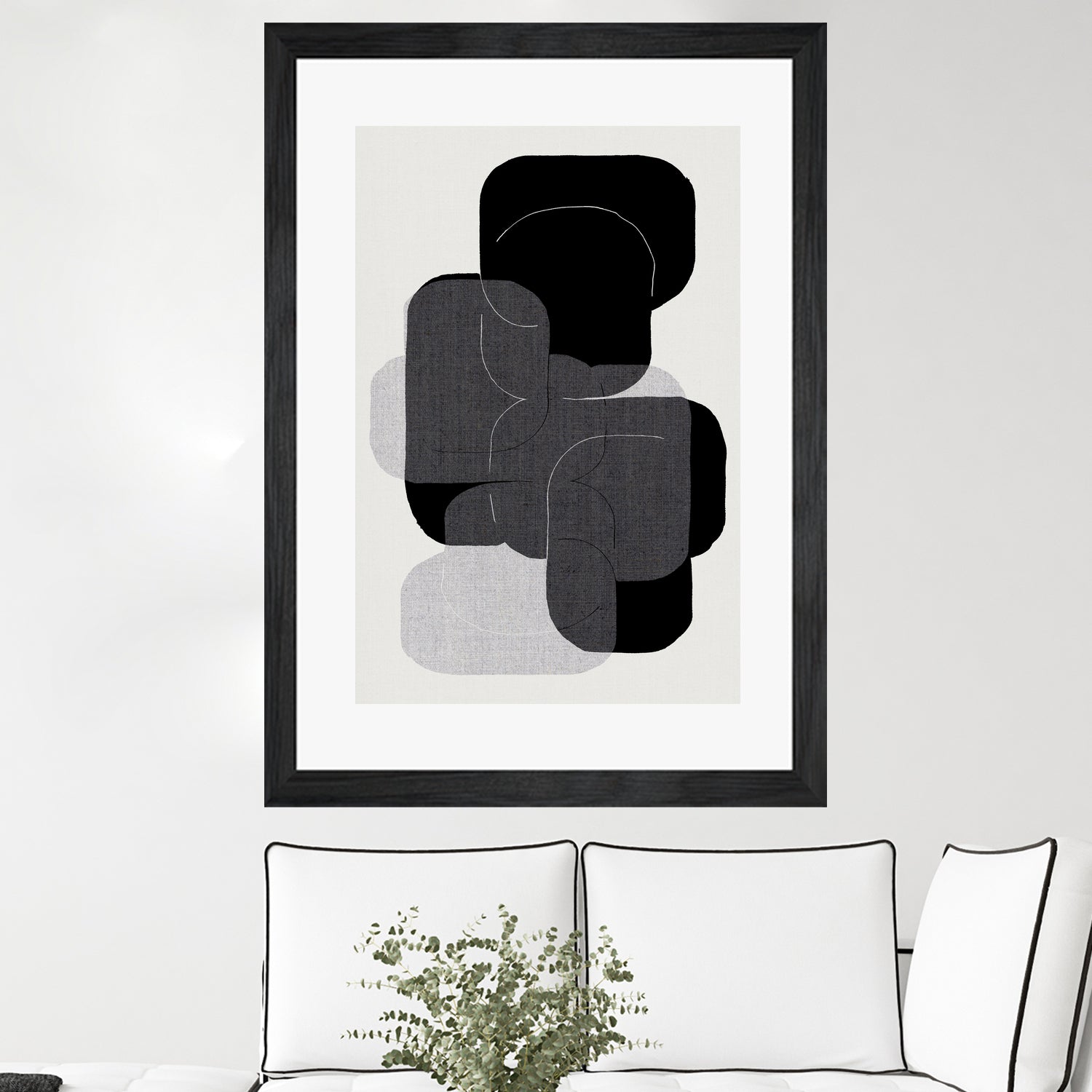 Monochrome Layers by cartissi on GIANT ART - abstract abstract art