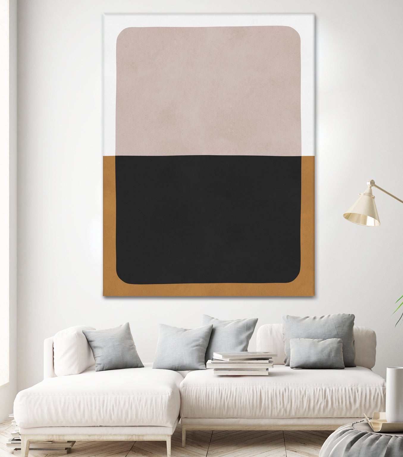 Two overlapping colors 1 by Vitor Costa on GIANT ART