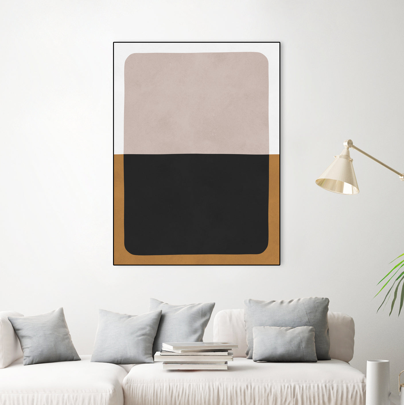 Two overlapping colors 1 by Vitor Costa on GIANT ART