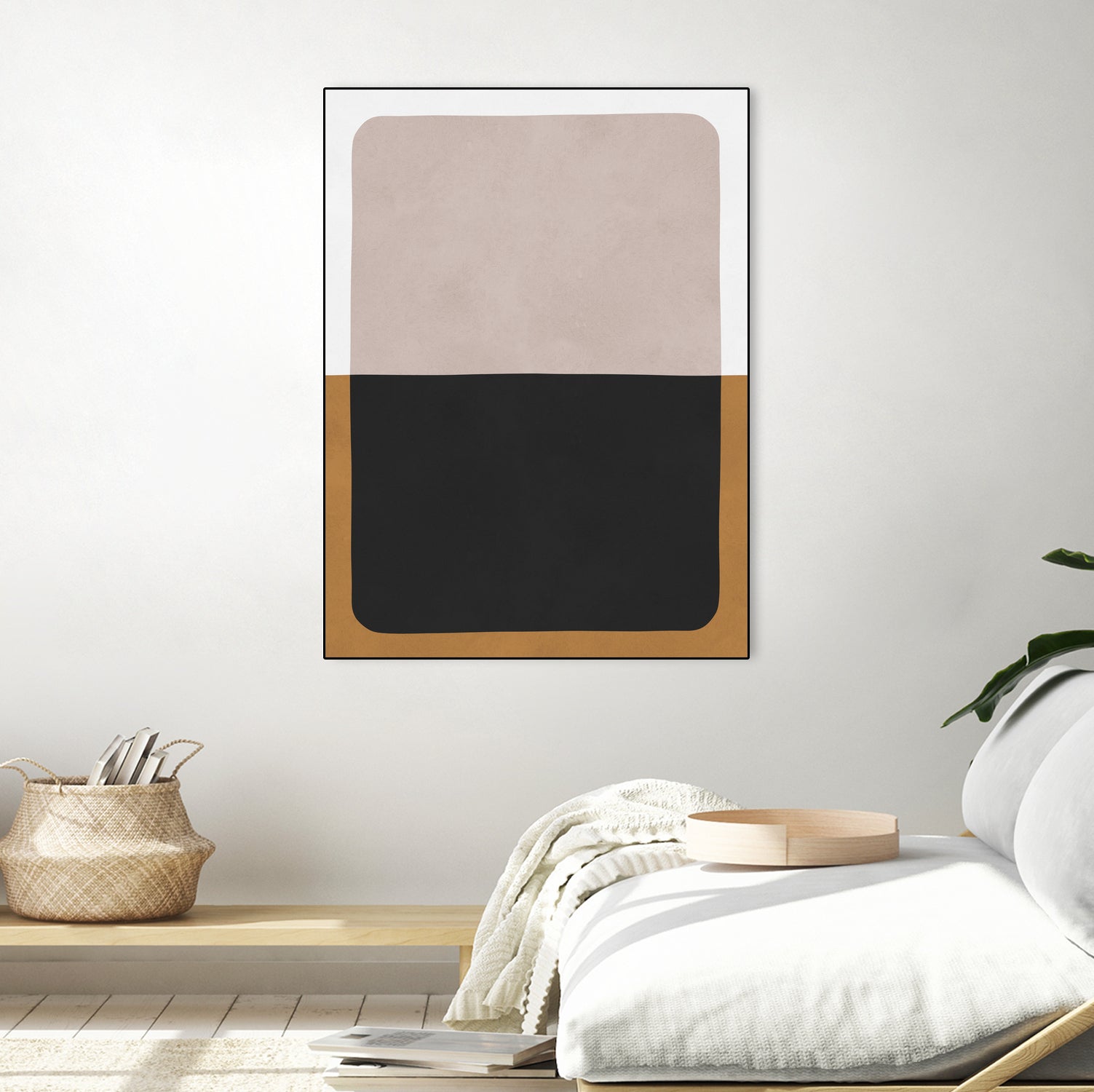 Two overlapping colors 1 by Vitor Costa on GIANT ART