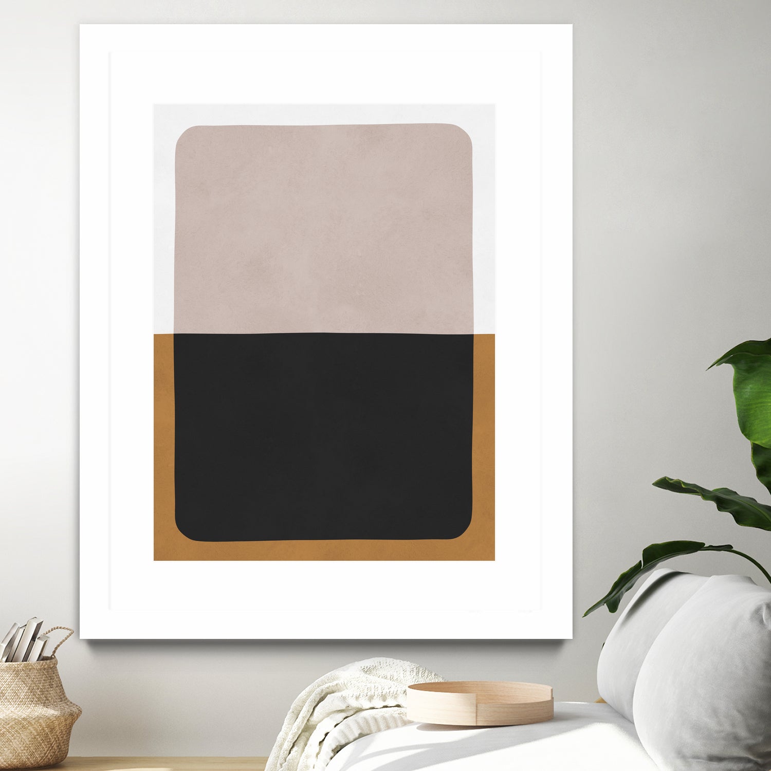 Two overlapping colors 1 by Vitor Costa on GIANT ART