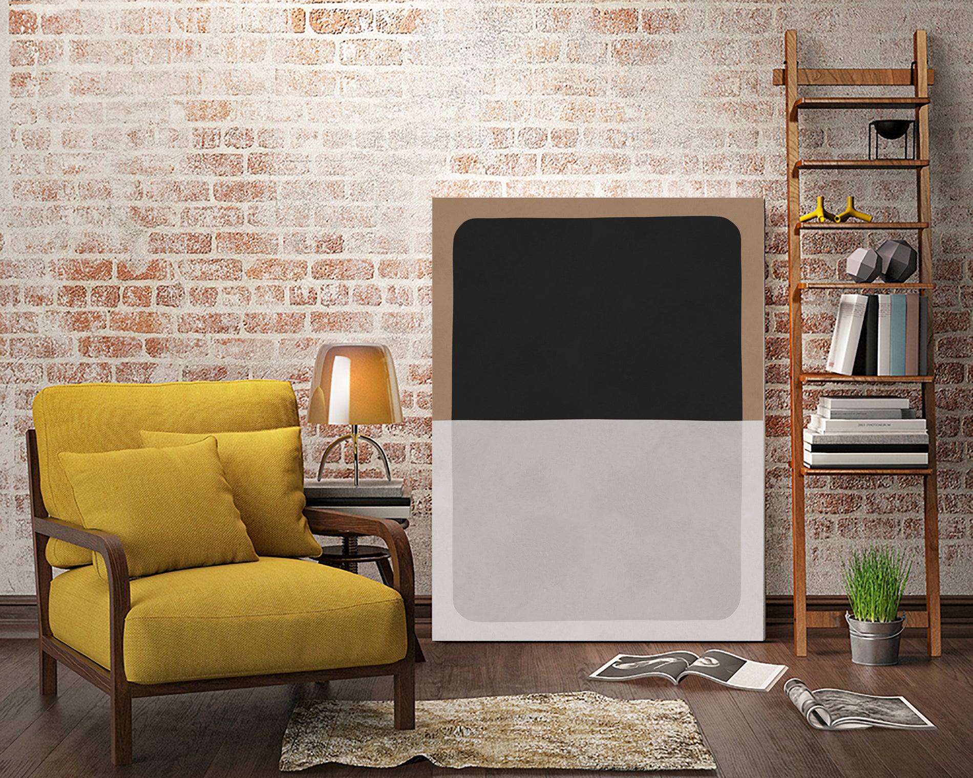 Black and brown art 1 by Vitor Costa on GIANT ART