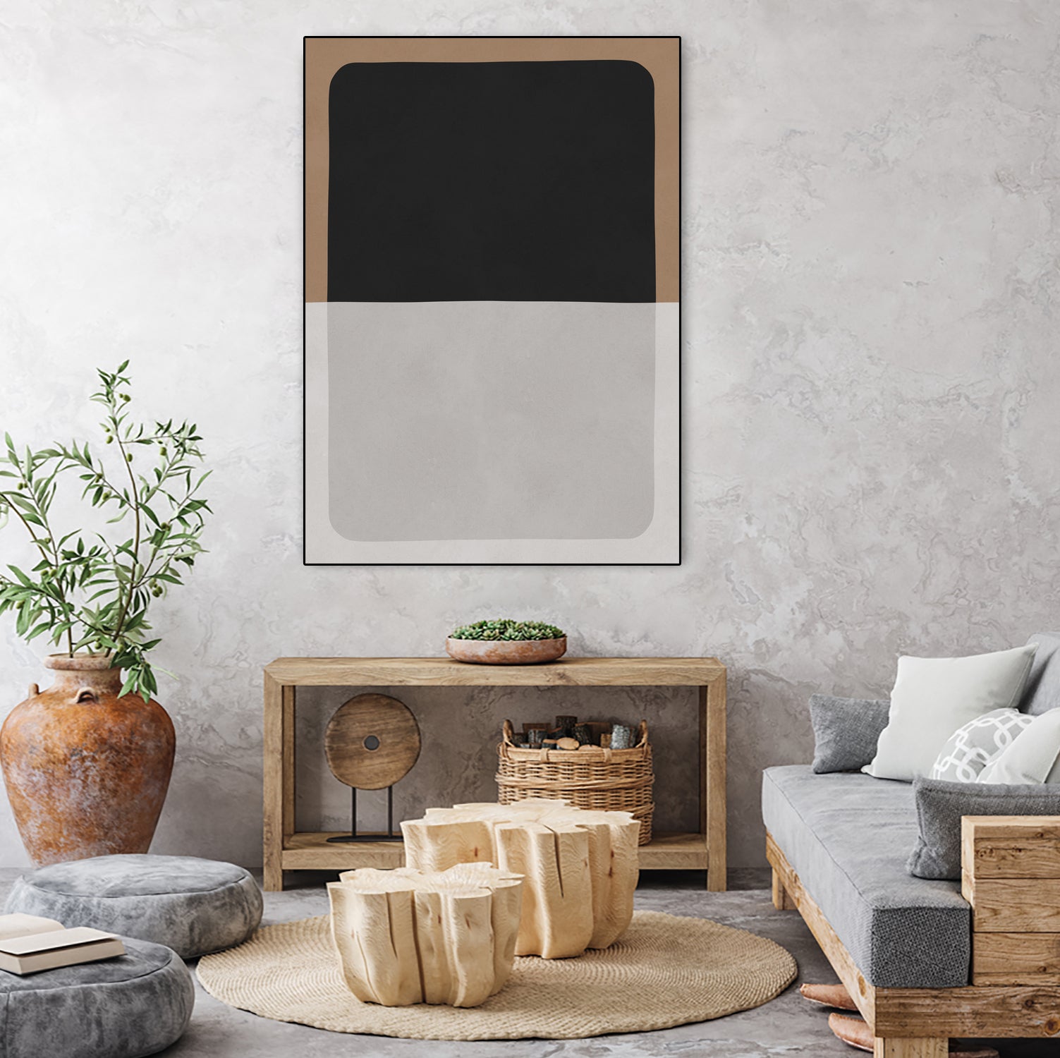 Black and brown art 1 by Vitor Costa on GIANT ART