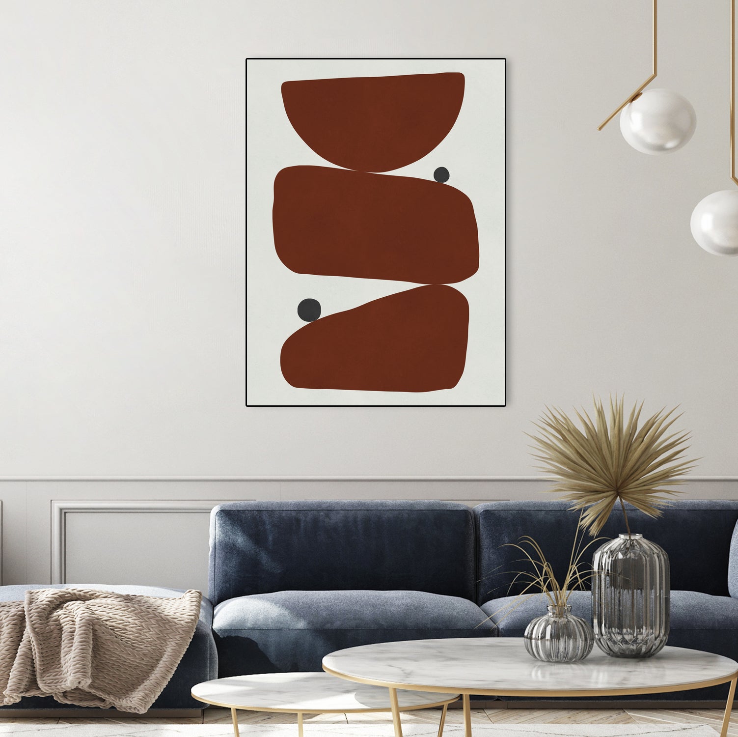 Brown expressionism by Victor Costa on GIANT ART - red shapes burgundy