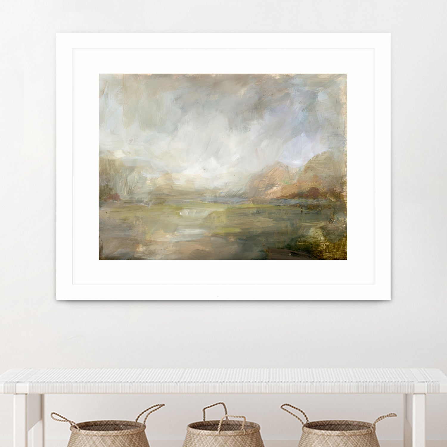 Misty Morning Vista by Julia Cheney on GIANT ART - 13568 illustration