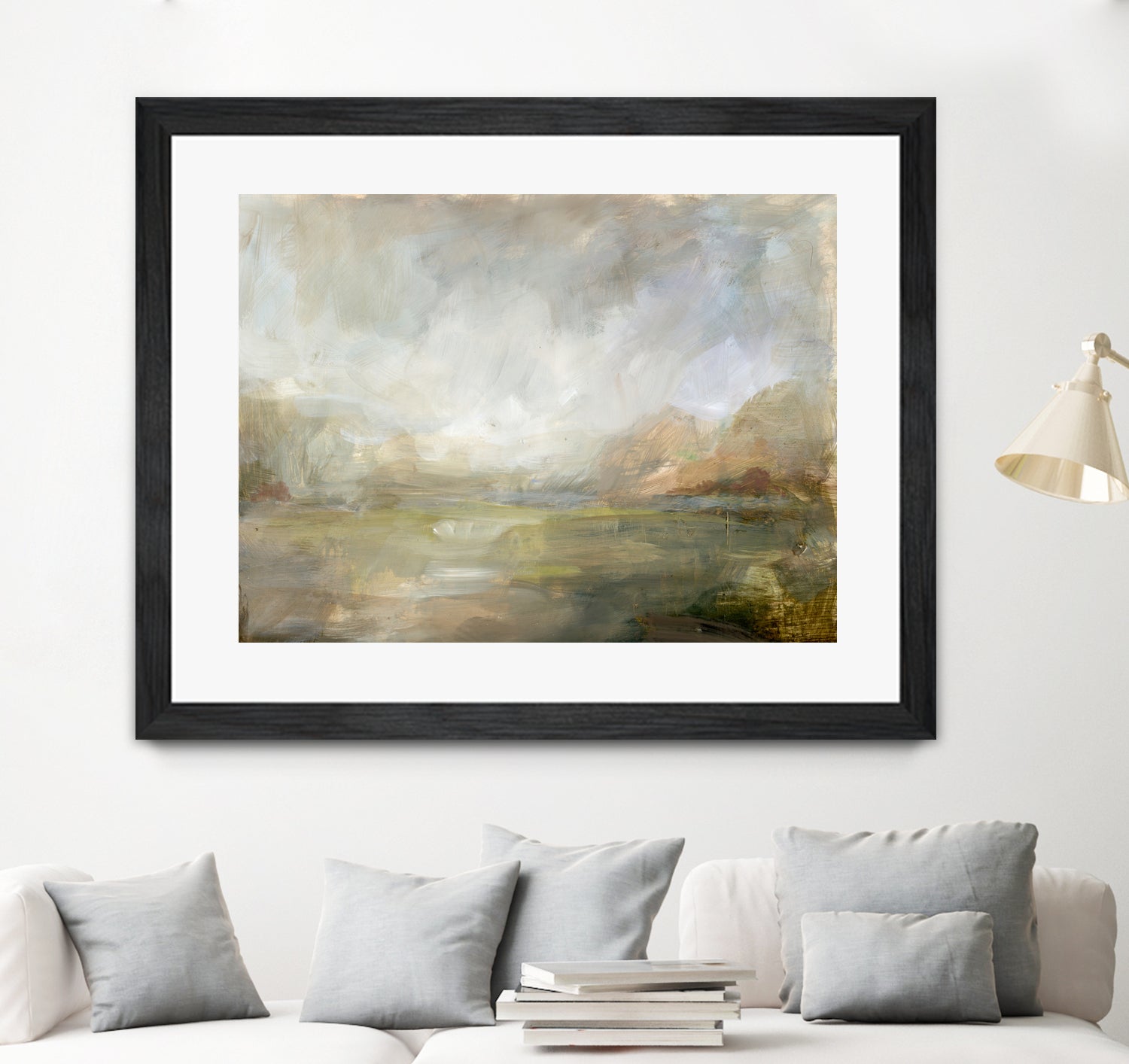 Misty Morning Vista by Julia Cheney on GIANT ART - 13568 illustration