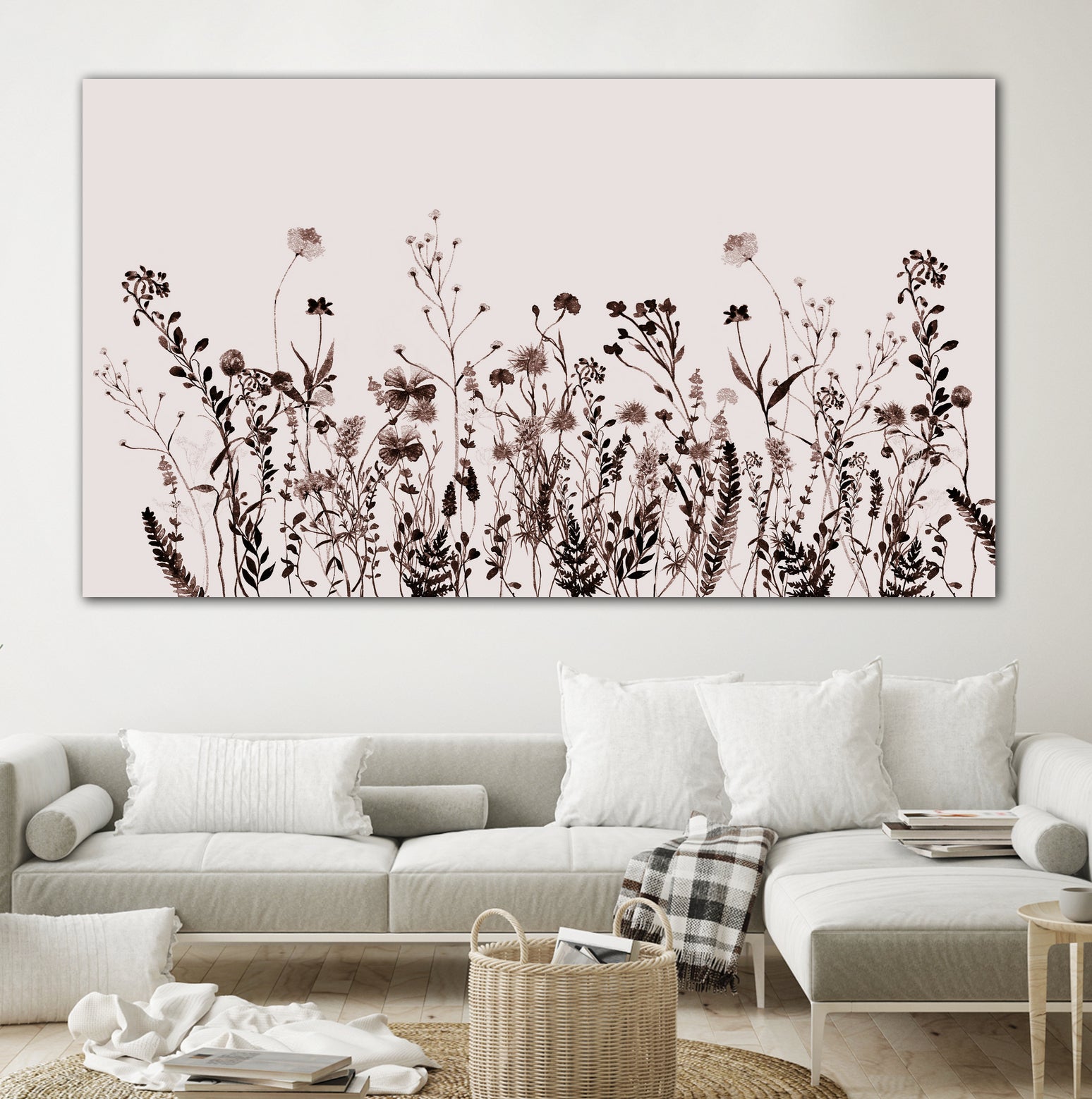 Wildflower Meadow Brown Summer Creme by Monika Strigel on GIANT ART - 15372 photography