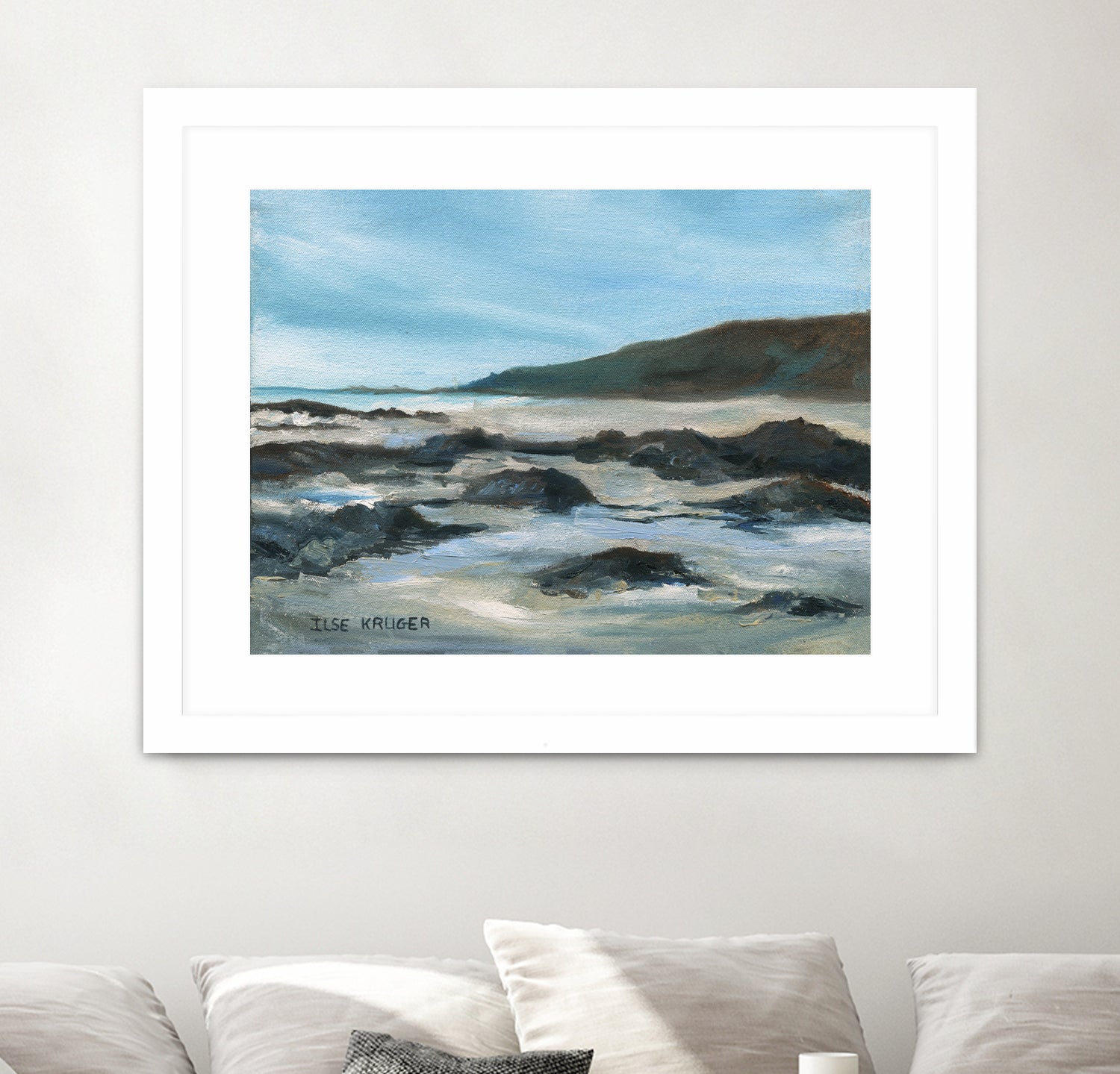 Rocky Shoreline Scene by Ilse Kruger on GIANT ART - 4786 photography