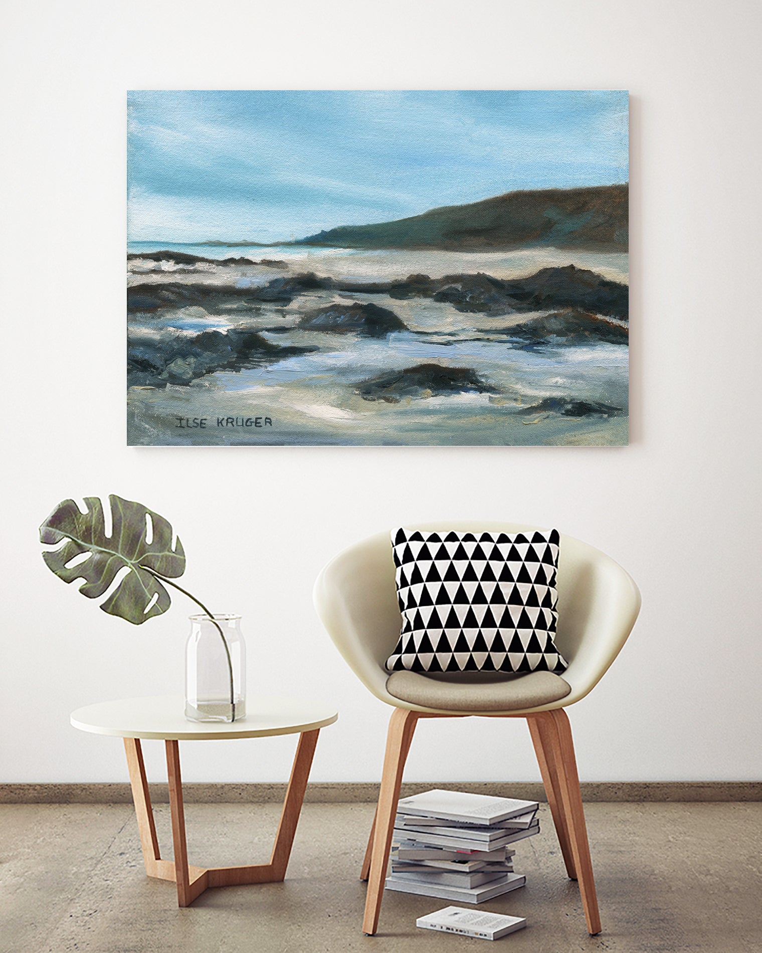 Rocky Shoreline Scene by Ilse Kruger on GIANT ART - 4786 photography