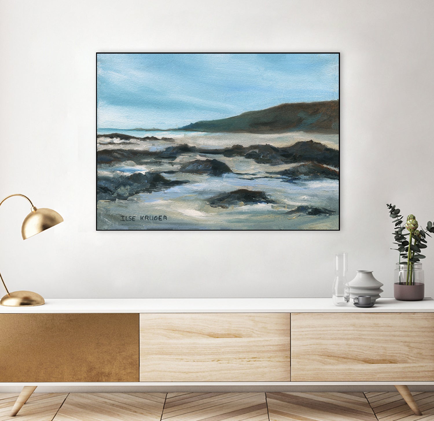 Rocky Shoreline Scene by Ilse Kruger on GIANT ART - 4786 photography