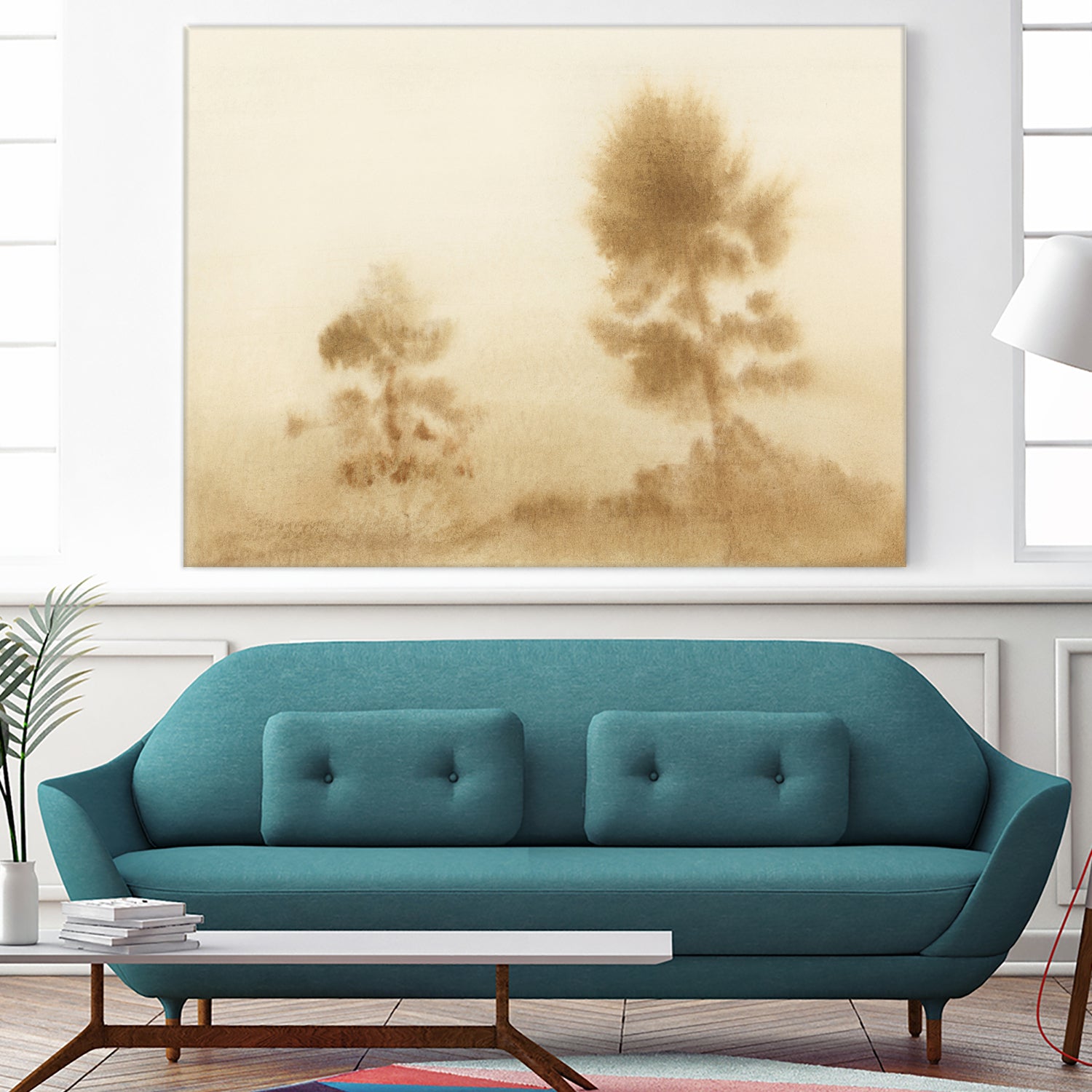 Misty Meadow by Dan Hobday on GIANT ART -  outdoor