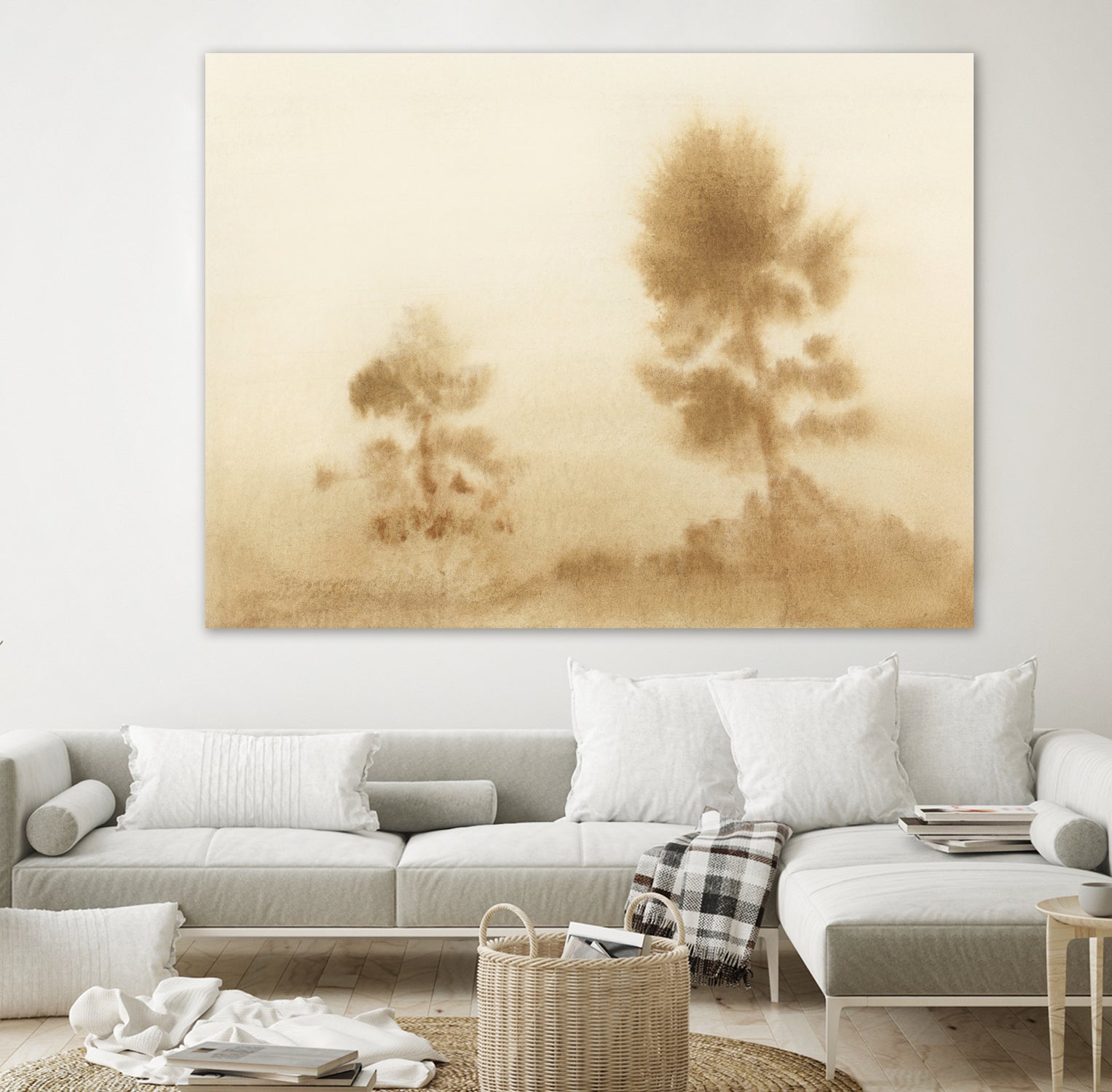 Misty Meadow by Dan Hobday on GIANT ART -  outdoor