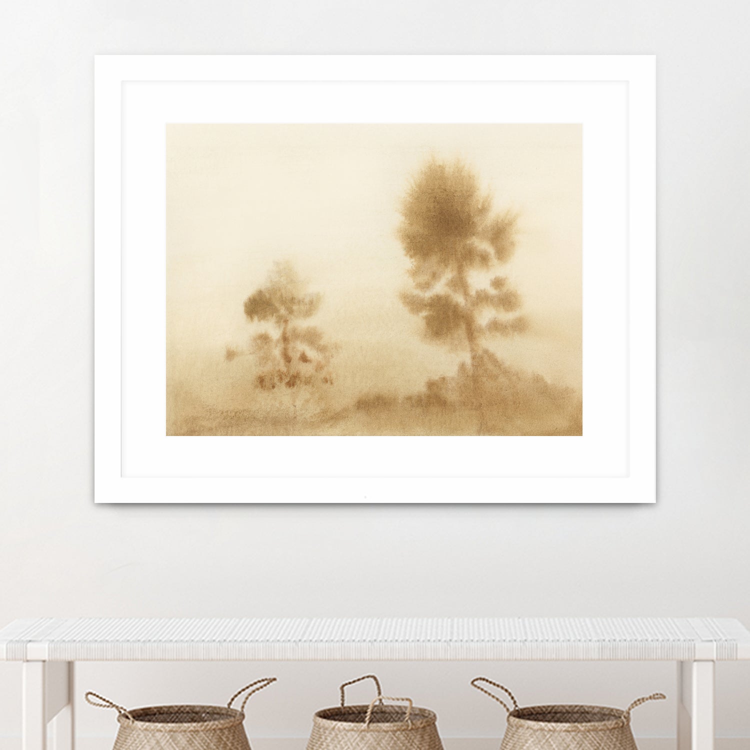 Misty Meadow by Dan Hobday on GIANT ART -  outdoor