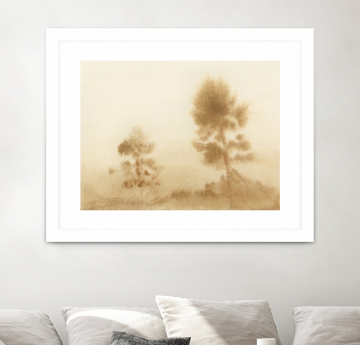 Misty Meadow by Dan Hobday on GIANT ART -  outdoor