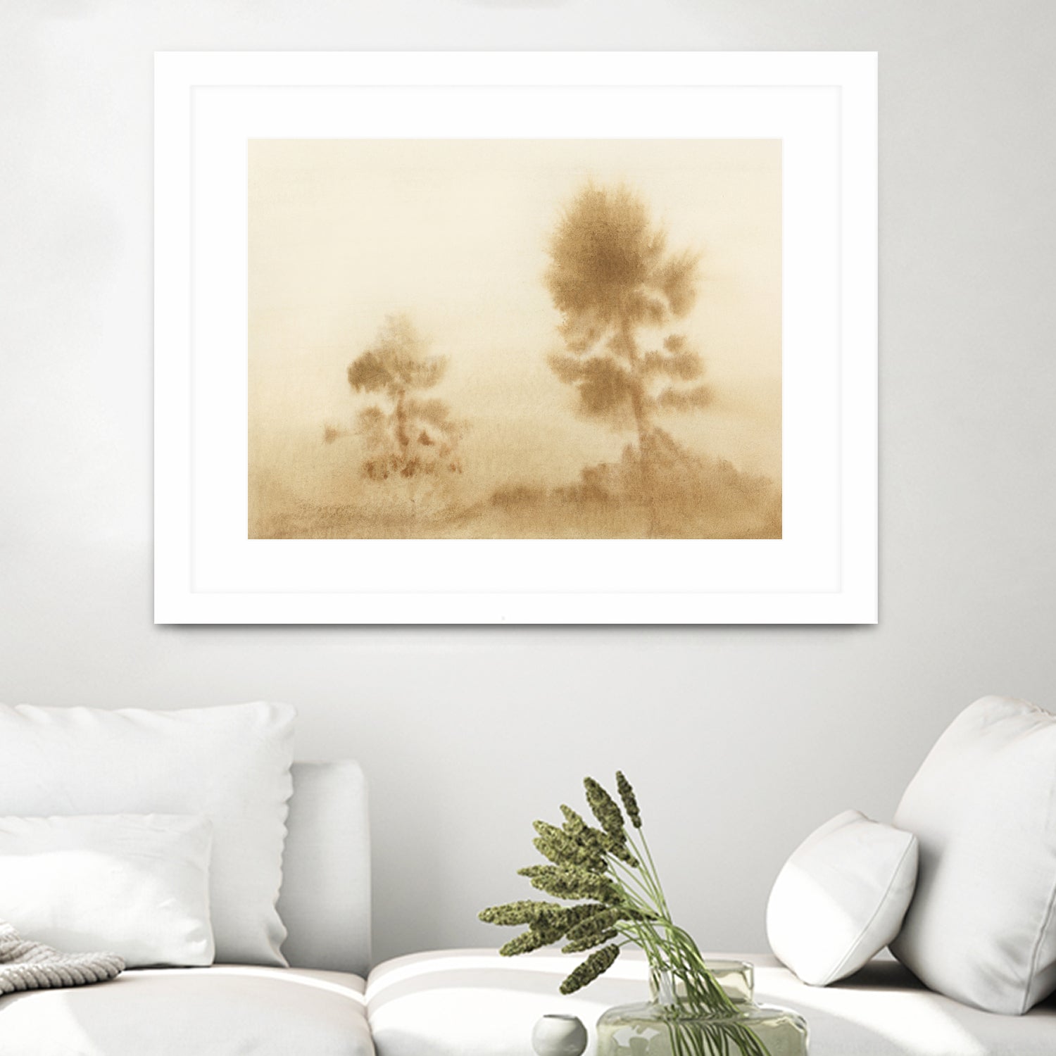 Misty Meadow by Dan Hobday on GIANT ART -  outdoor