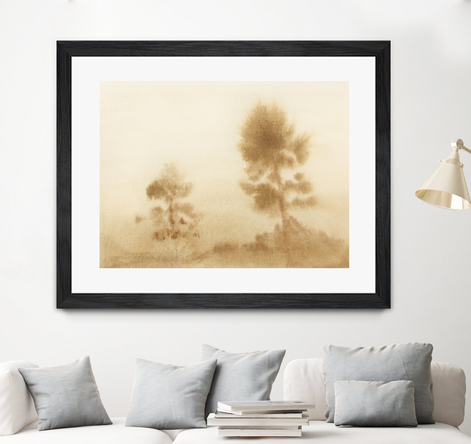 Misty Meadow by Dan Hobday on GIANT ART -  outdoor