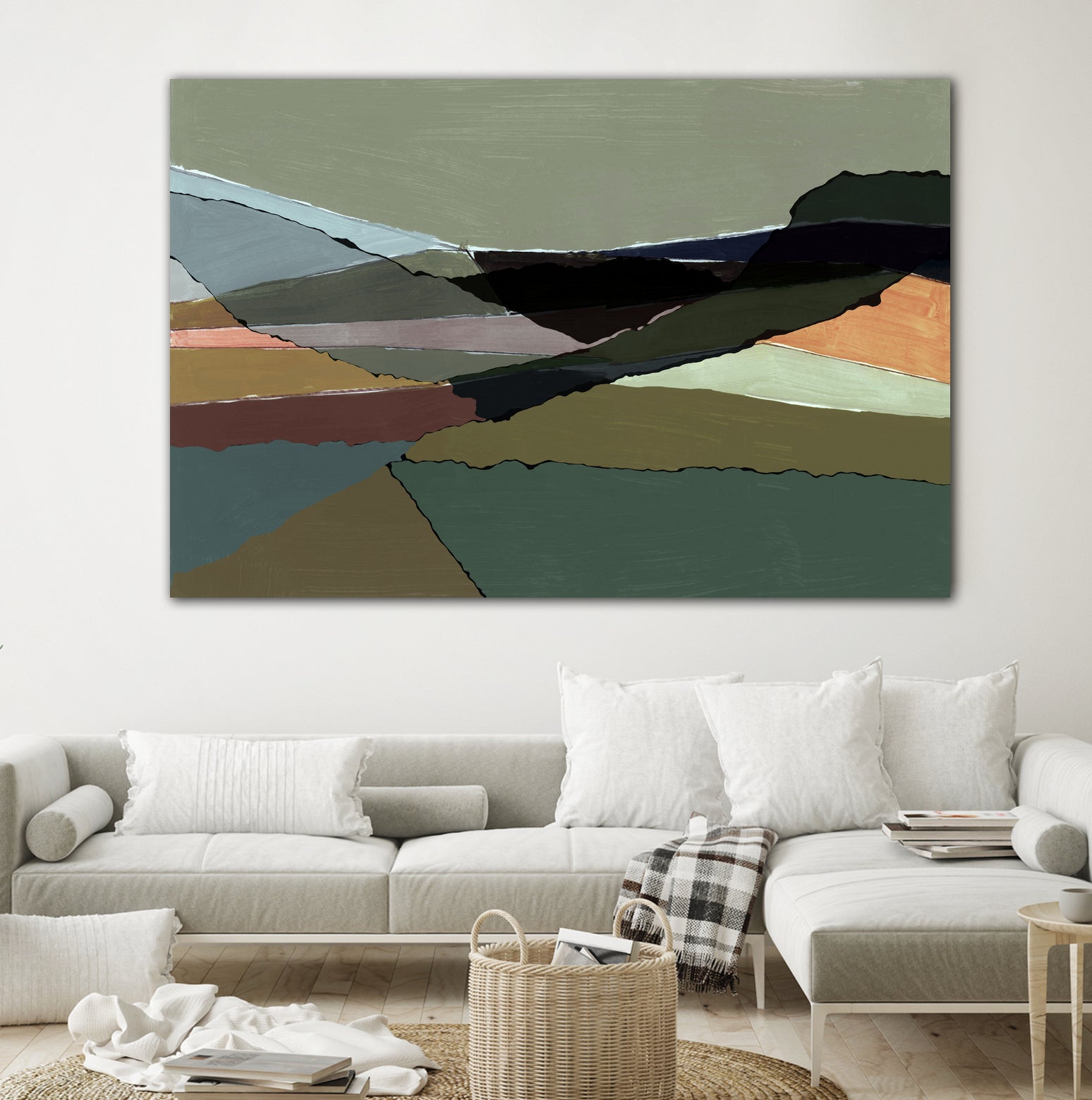 Subdued Landscape by cartissi on GIANT ART - abstract landscape art nature and landscapes abstract landscape art