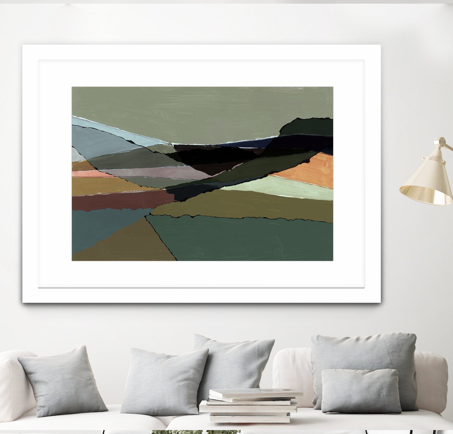 Subdued Landscape by cartissi on GIANT ART - abstract landscape art nature and landscapes abstract landscape art