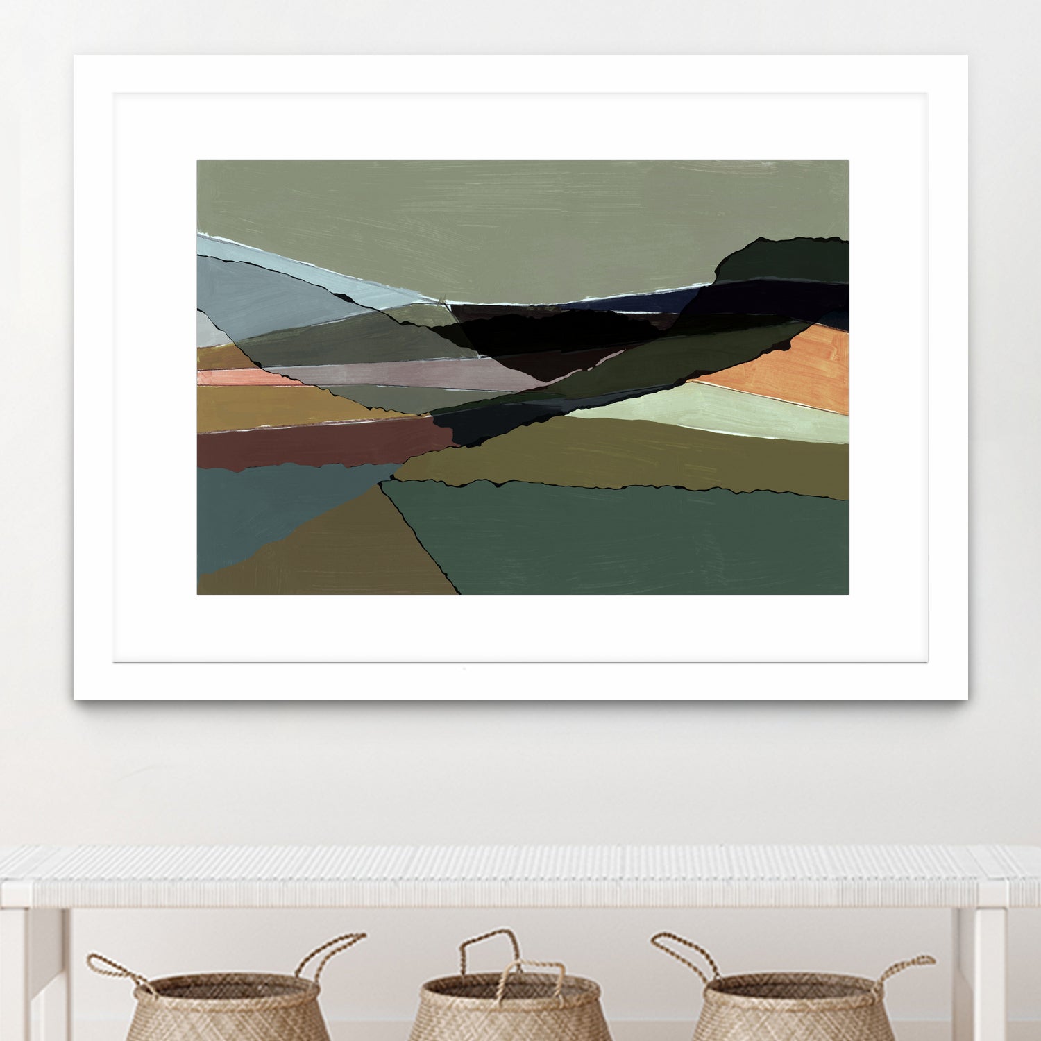 Subdued Landscape by cartissi on GIANT ART - abstract landscape art nature and landscapes abstract landscape art