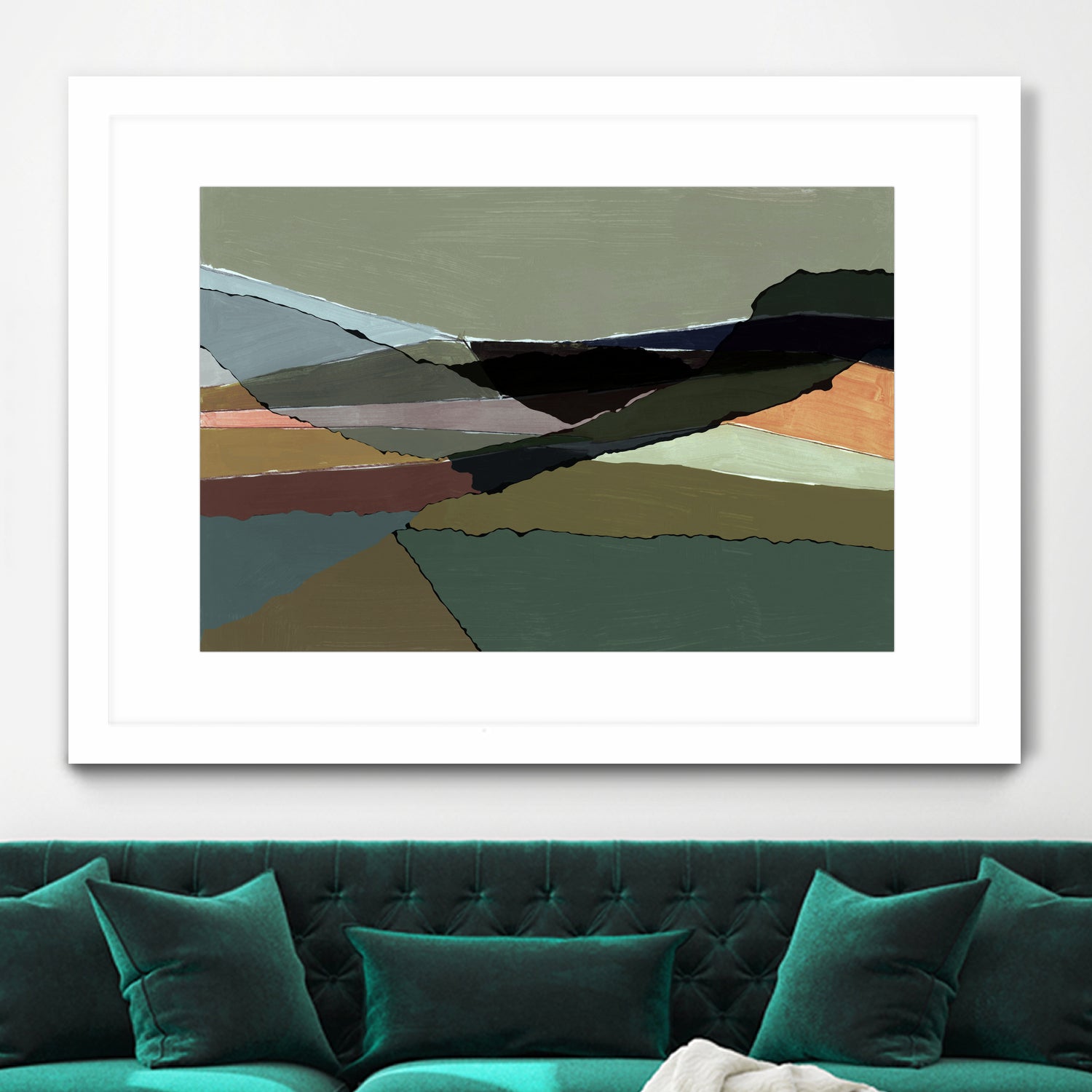 Subdued Landscape by cartissi on GIANT ART - abstract landscape art nature and landscapes abstract landscape art