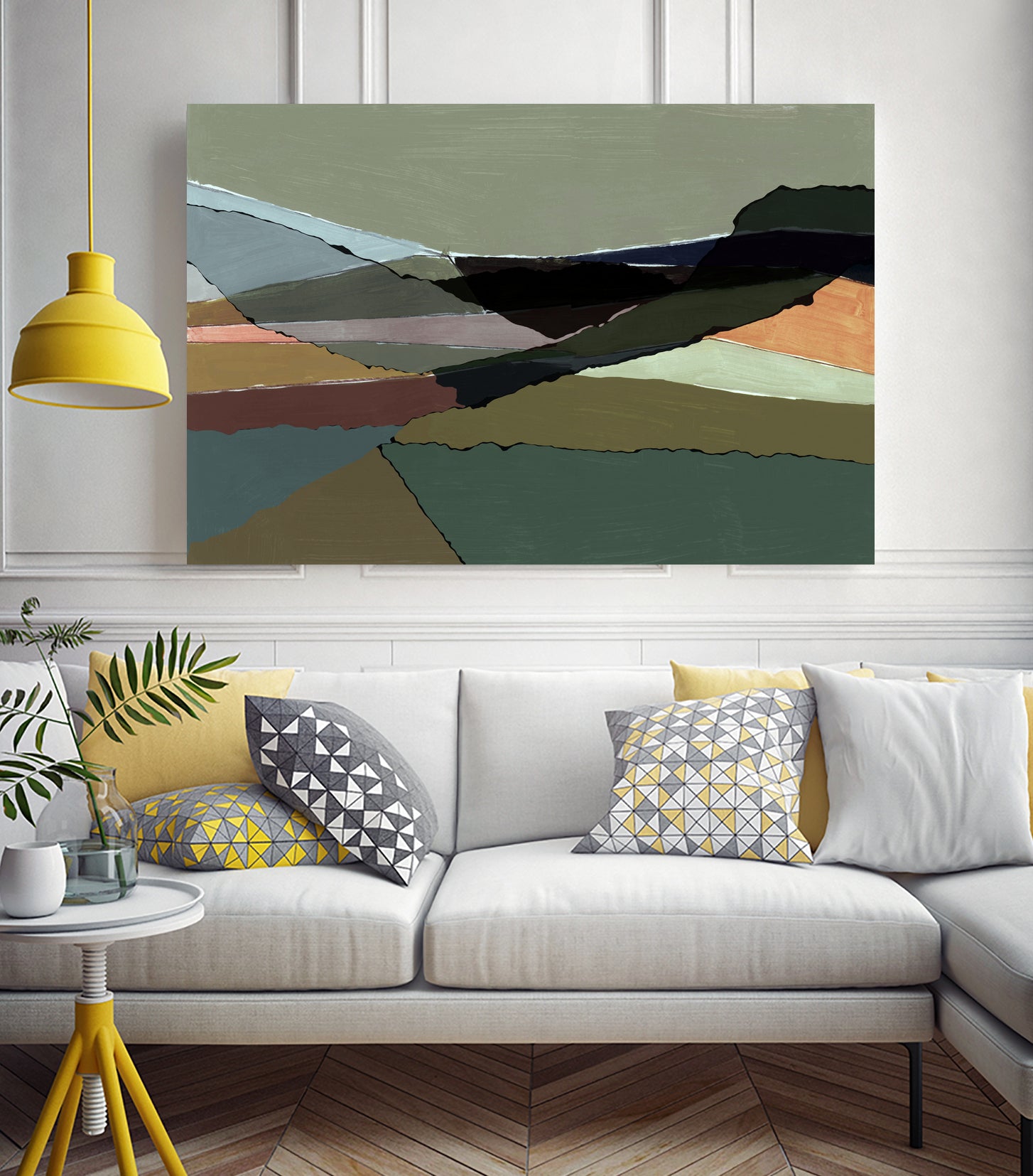 Subdued Landscape by cartissi on GIANT ART - abstract landscape art nature and landscapes abstract landscape art
