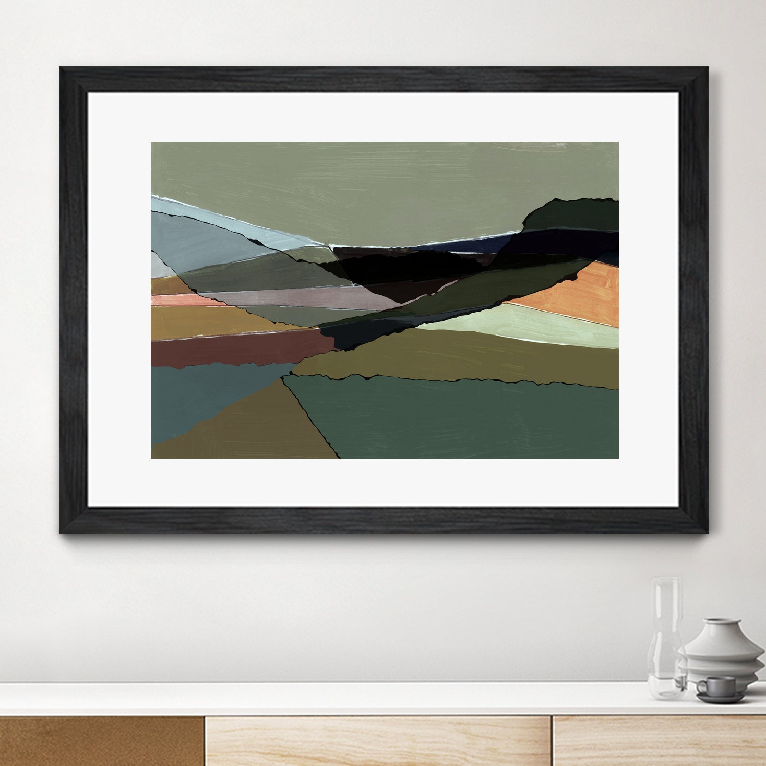 Subdued Landscape by cartissi on GIANT ART - abstract landscape art nature and landscapes abstract landscape art