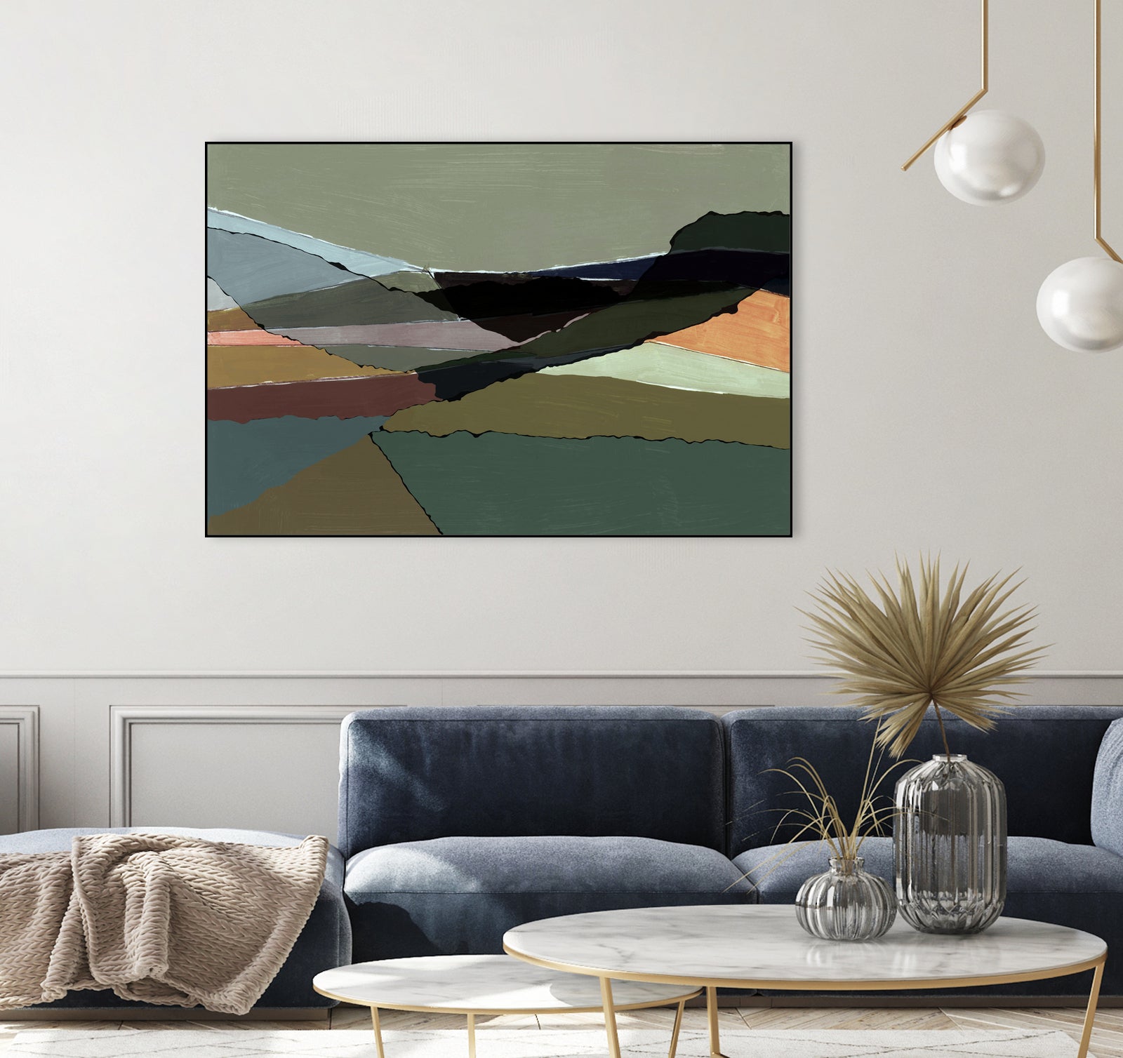 Subdued Landscape by cartissi on GIANT ART - abstract landscape art nature and landscapes abstract landscape art