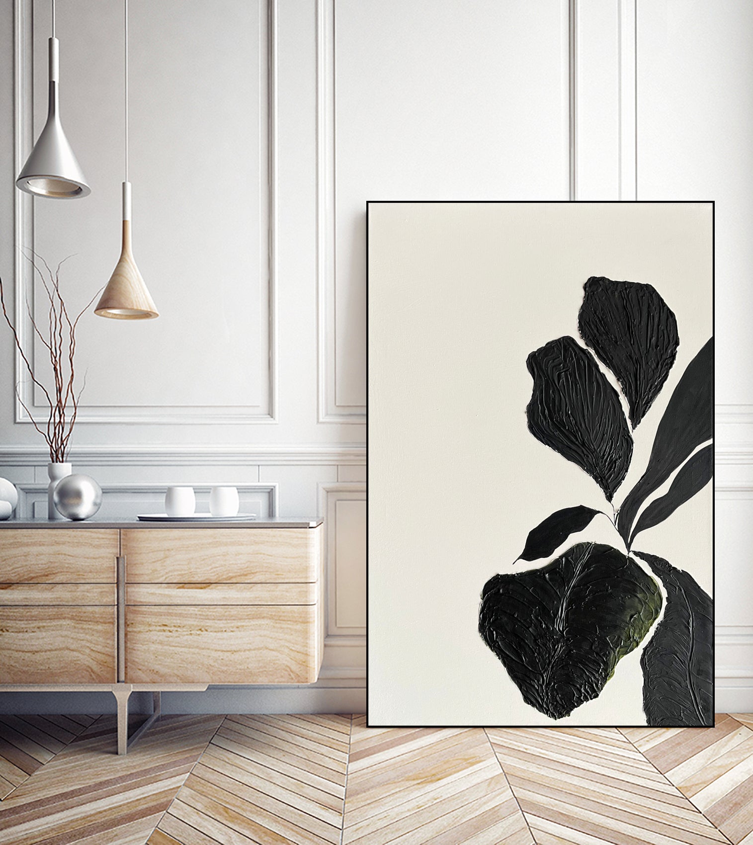 Floral Abstract 1 by Soniya Vijayakumar on GIANT ART -  flowers and plants