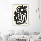 Textured flower silhouettes by Angela Minca on GIANT ART - graphic floral flowers and plants graphic floral